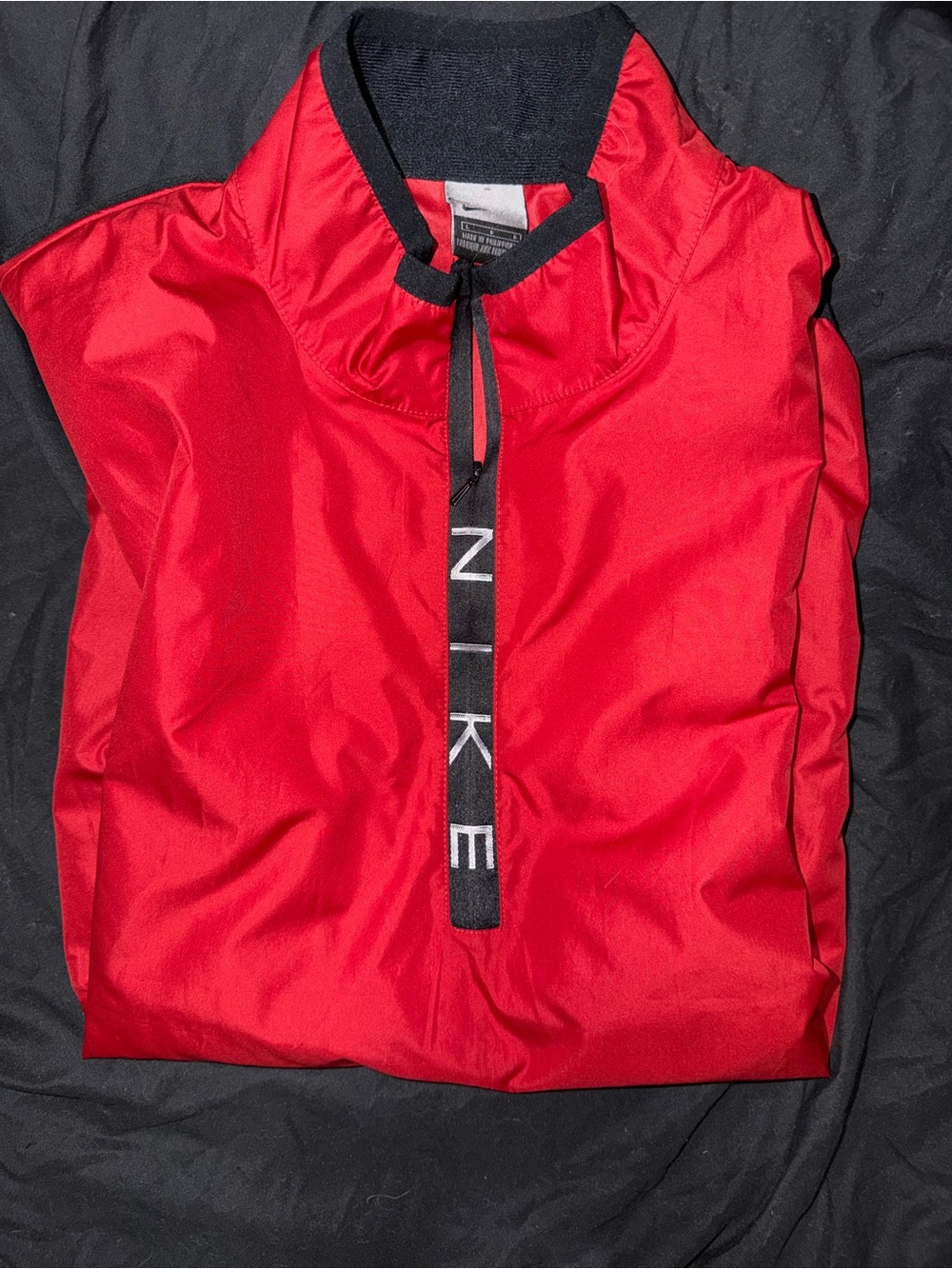 Vintage Y2K Nike “Spellout” Half-Zip Men's Windbreaker Jacket